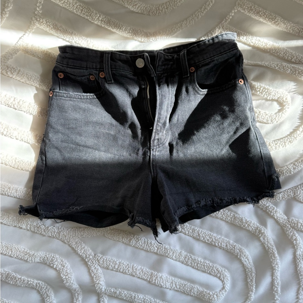 American Eagle Black Jean Shorts
